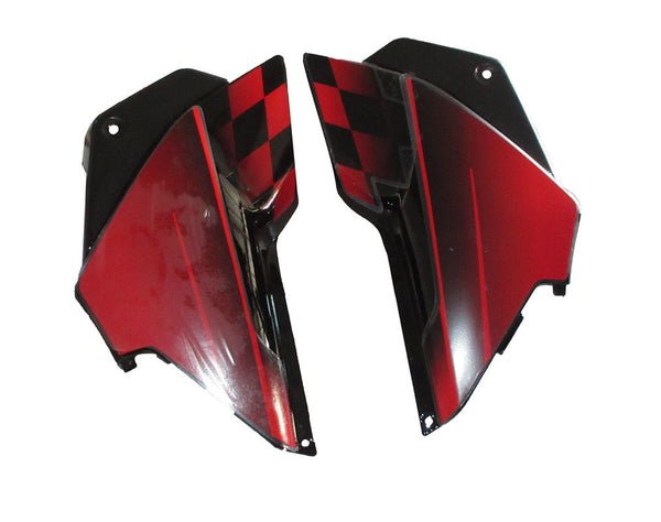 Side Panel / Side Cowl Set Fit For Hero Glamour New Model Black(red Sticker) - Image 3