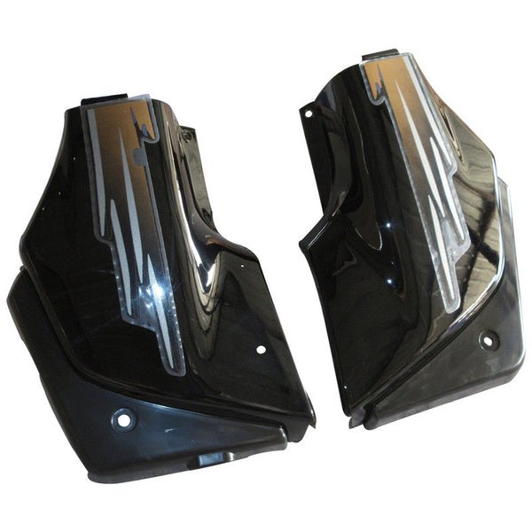 Side Panel / Side Cowl Set Fit For Hero Passion Old Model Black(golden Sticker) - Image 3