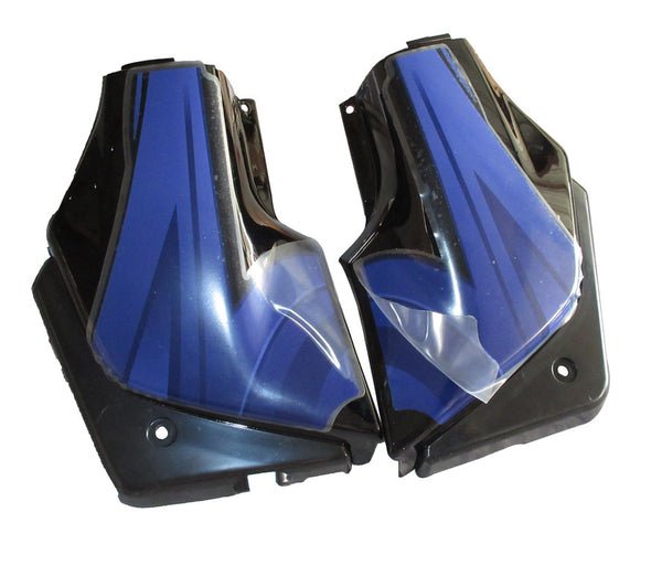 Side Panel / Side Cowl Set Fit For Hero Passion Plus New Model Black Colour For Silver Bike - Image 2
