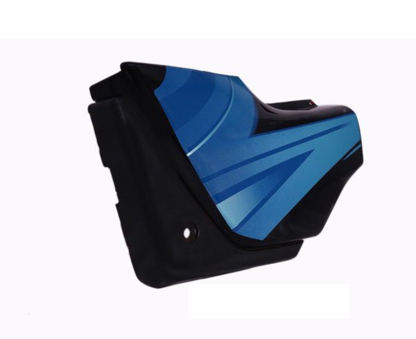 Side Panel / Side Cowl Set Fit For Hero Passion Plus New Model Black Colour For Blue Bike - Image 3
