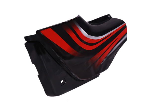 Side Panel / Side Cowl Set Fit For Hero Passion Pro Black For Sports Red Bike - Image 2
