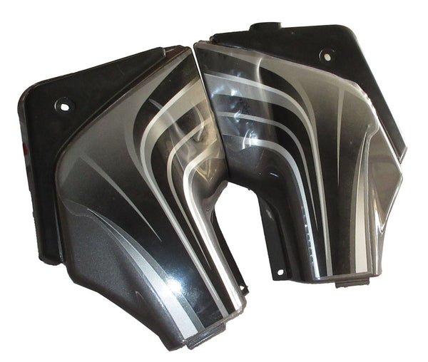 Side Panel / Side Cowl Set Fit For Hero Passion Pro Digital Heavy Grey Colour For Black Bike - Image 2