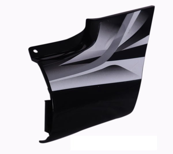 Side Panel / Side Cowl Set Fit For Hero Passion Pro Type 3 Black Colour For White Bike (white Sticker) - Image 2