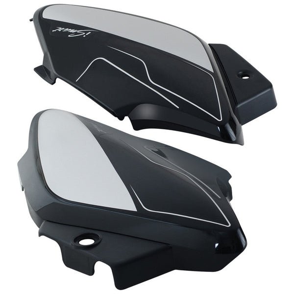 Side Panel / Side Cowl Set Fit For Hero Splendor I-smart Black (silver Sticker) - Image 3