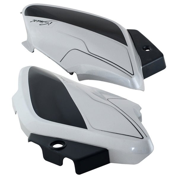 Side Panel / Side Cowl Set Fit For Hero Splendor I-smart Cloud Silver For Grey Bike - Image 2