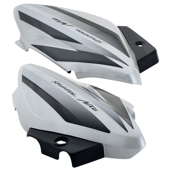 Side Panel / Side Cowl Set Fit For Hero Splendor Nxg Type-4 Force Silver - Image 2