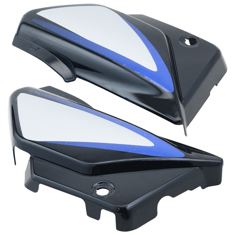Side Panel / Side Cowl Set Fit For Hero Splendor Plus Black (blue Sticker)