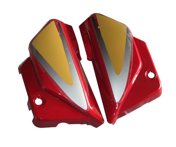 Side Panel / Side Cowl Set Fit For Hero Splendor Plus Candy Blazing Red (golden Sticker) - Image 2