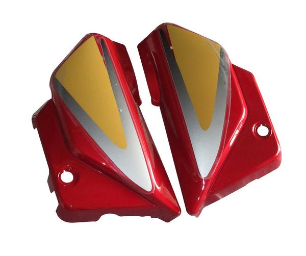 Side Panel / Side Cowl Set Fit For Hero Splendor Plus Candy Blazing Red (golden Sticker) - Image 3