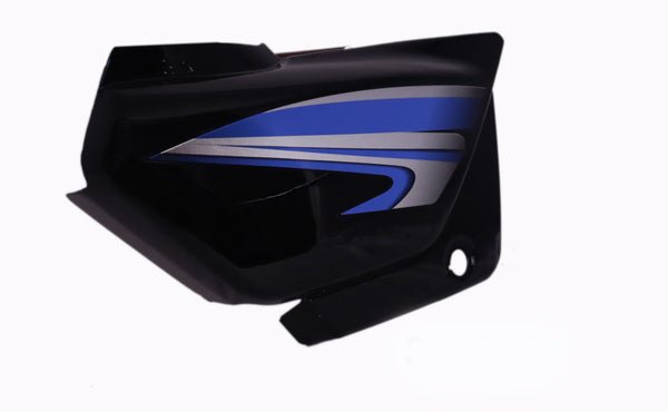 Side Panel / Side Cowl Set Fit For Hero Splendor Plus I3s Black(blue Sticker) One Side Screw Fitting - Image 2