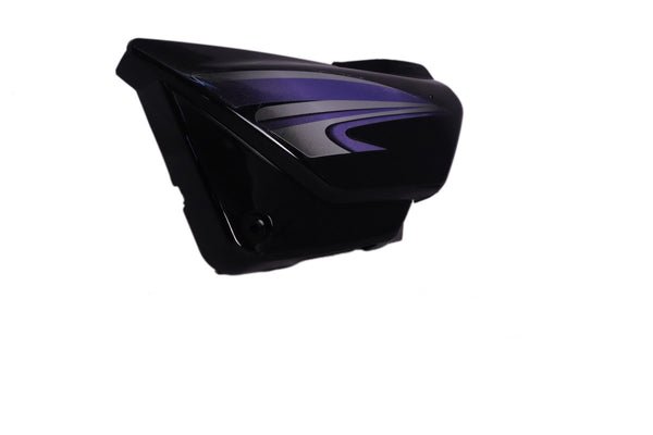 Side Panel / Side Cowl Set Fit For Hero Splendor Plus I3s Black(purple Sticker) One Side Screw Fitting - Image 2