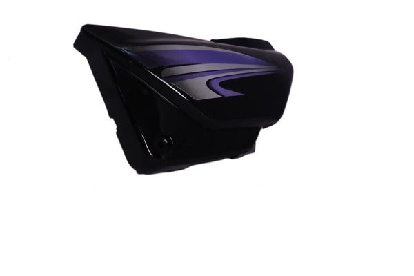 Side Panel / Side Cowl Set Fit For Hero Splendor Plus I3s Black(purple Sticker) One Side Screw Fitting - Image 3