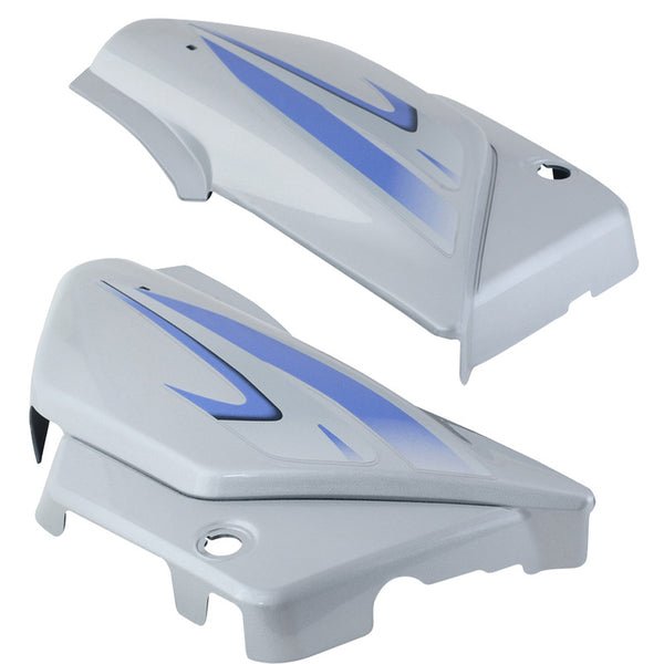 Side Panel / Side Cowl Set Fit For Hero Splendor Plus New Model (new Graphics) Cloud Silver - Image 2