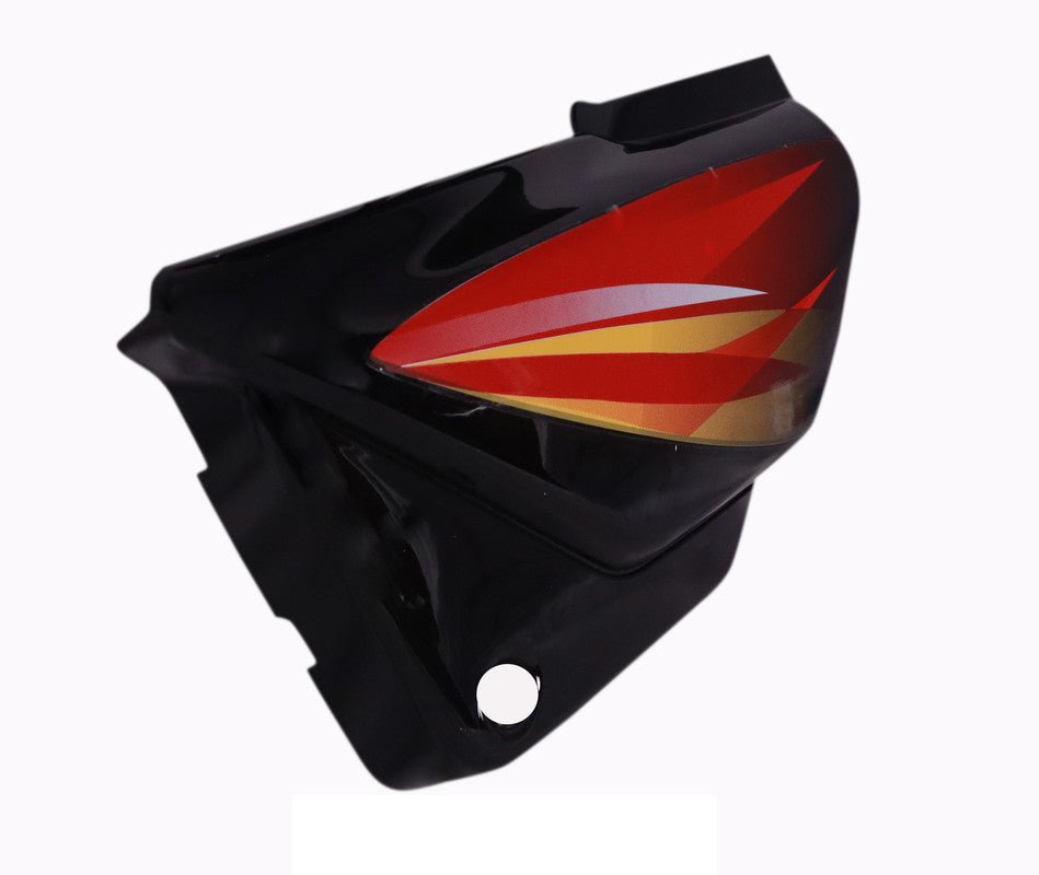 Side Panel / Side Cowl Set Fit For Hero Splendor Pro (black Alloy Wheels) Black (brown Sticker)