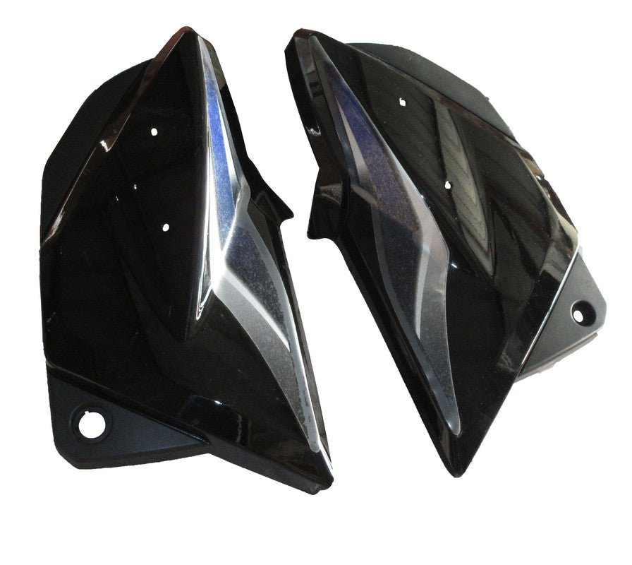 Side Panel / Side Cowl Set Fit For Hero Splendor Pro Type 4 Black (blue Stik.)