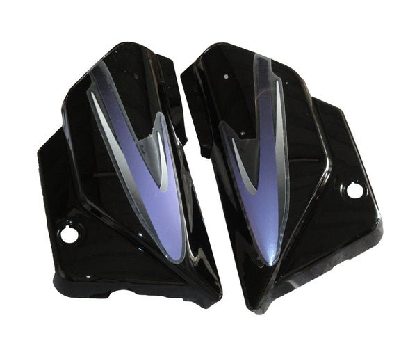 Side Panel / Side Cowl Set Fit For Hero Splendor Y2k Black(purple Sticker) - Image 2