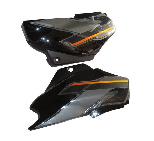 Side Panel / Side Cowl Set Fit For Hero Super Splendor Black (red Sticker) - Image 2