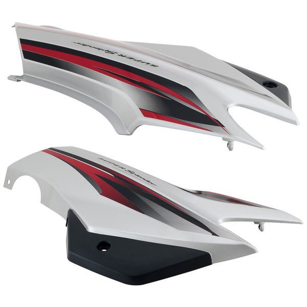 Side Panel / Side Cowl Set Fit For Hero Super Splendor Latest (type-2) Force Silver - Image 2