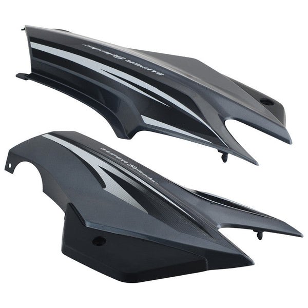 Side Panel / Side Cowl Set Fit For Hero Super Splendor Latest (type-2) Heavy Grey 2 - Image 3