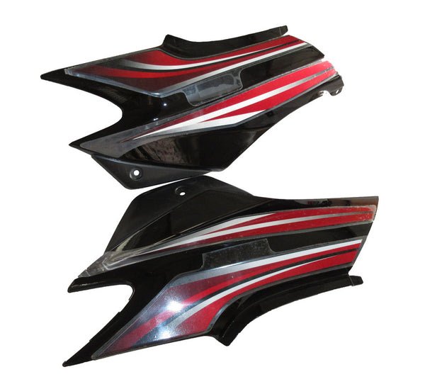 Side Panel / Side Cowl Set Fit For Hero Super Splendor Latest (type-3) Black (red Sticker) - Image 2