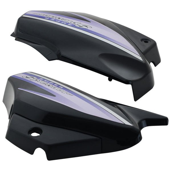 Side Panel / Side Cowl Set Fit For Hero Super Splendor Old Model Black (purple Sticker) - Image 3
