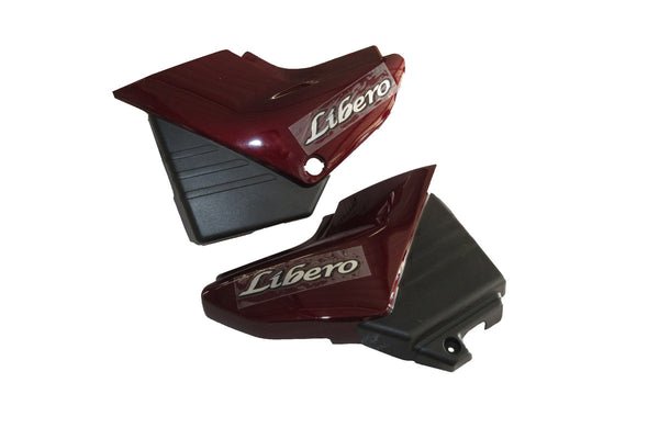 Side Panel / Side Cowl Set Fit For Yamaha Libero Candy Maroon - Image 2