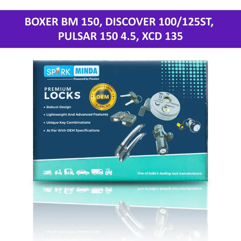 Spark Minda Ignition Switch For Boxer Bm 150, Discover 100, Discover 125st, Xcd 135