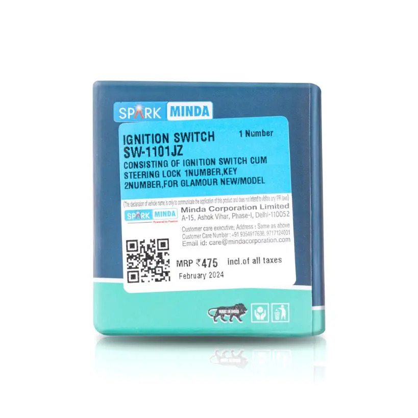 Spark Minda Ignition Switch For Glamour New - Image 3