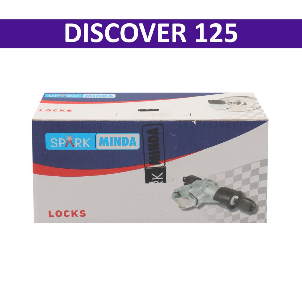 Spark Minda Lock Kit Set Of 3 For Discover 125 - Image 2