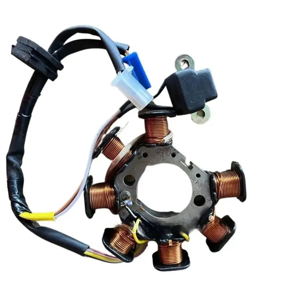 Stator Coil Plate Assembly For Tvs Jupiter | Wego | Pep Plus | (7 Pole) 3+2 Pin