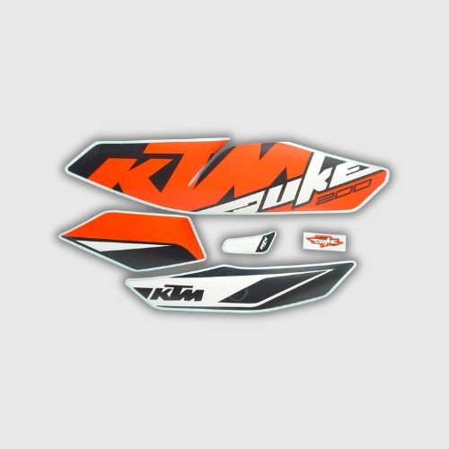 Stckr Set Duke 200 T2 2017 Orng Tank