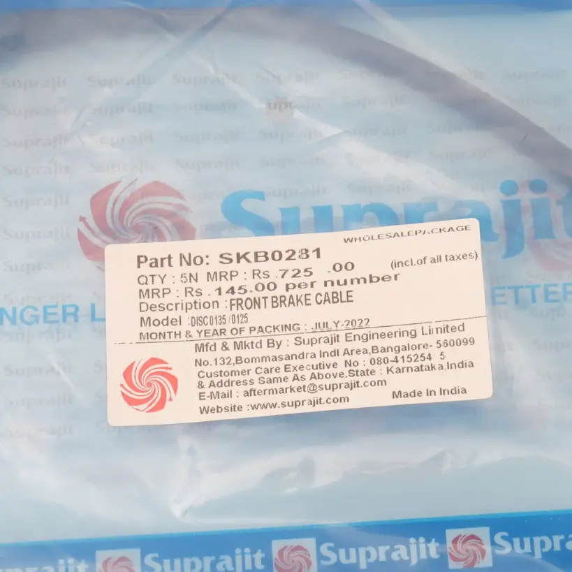 Suprajit Front Brake Cable For Discover 125, Discover 135, Discover K60 - Image 3
