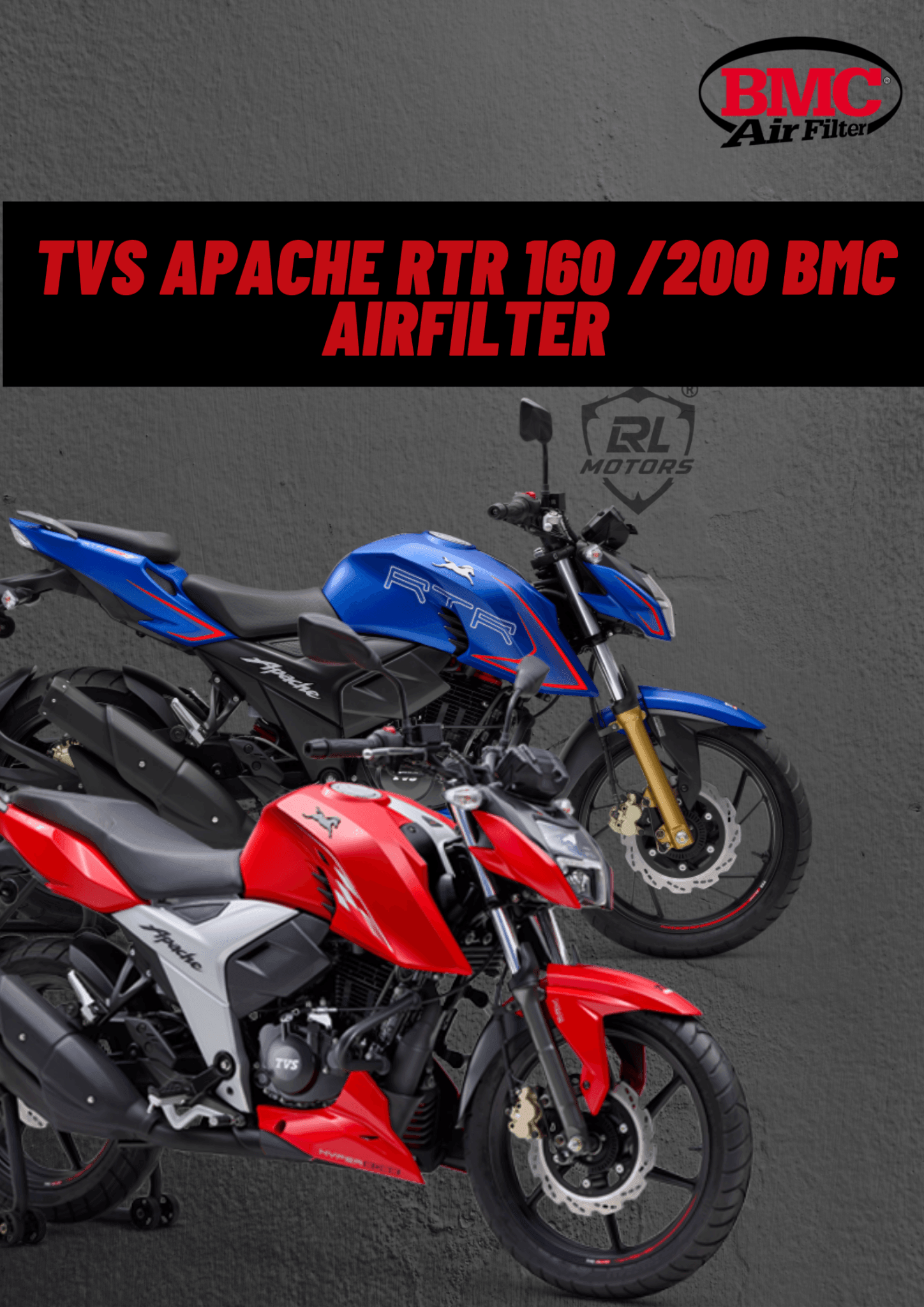 Tvs Apache Rtr 200 160 Bmc Air Filter