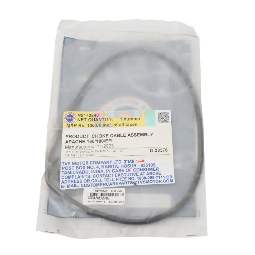 Tvs Choke Cable For Apache 160, Apache 180, Apache Fi - Image 3