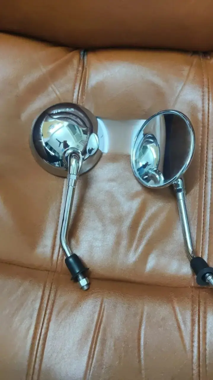 Tvs Jupiter Chrome Side View Mirrors