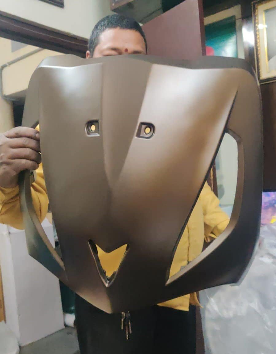 Tvs Jupiter Nose Matte Brown Colour