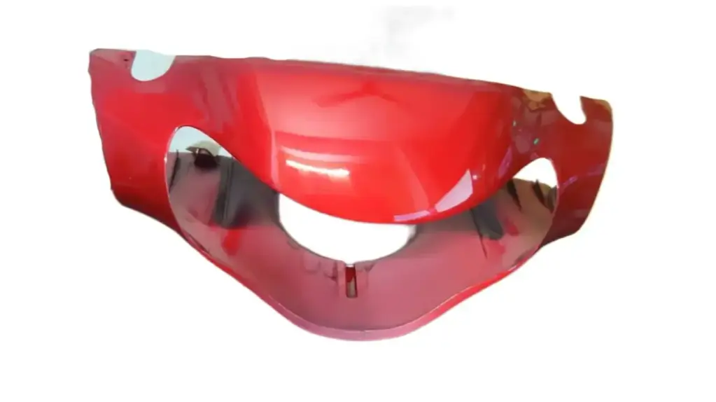 Tvs Red Scooty Headlight Visor, Fairing, Mask