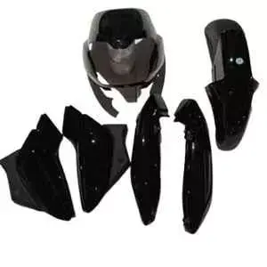 Black Full Body Kit For Bajaj Pulsar Ui51