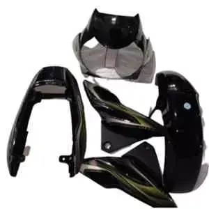 Black & Golden Full Body Kit For Bajaj Discover 100cc Ui13