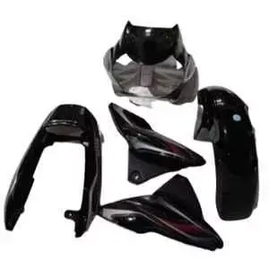 Black & Purple Full Body Kit For Bajaj Discover 100cc U14