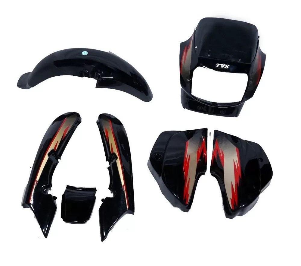 Full Body Kit For Victor Om Black Red - Image 2