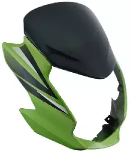 Headlight Visor For Motocorp Passion Pro Green Uf129f