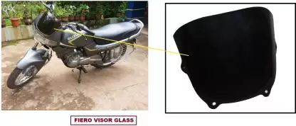 Visor Glass For Fiero
