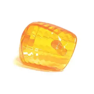 Uno Minda 5035-615 Amber Lens Blinker Lens Lh/rh For Tvs Xl Super (set Of 2 Pcs)