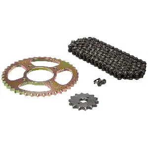 Uno Minda Ch-2012 Chain Sprocket Kit R428h Size-112l/14t/41t(4h) For Tvs Victor Glx