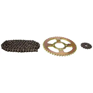 Uno Minda Ch-5007 Chain Sprocket Kit R428 Size-108l/14t/44t(4h) For Hero Passion, Passion Plus Old