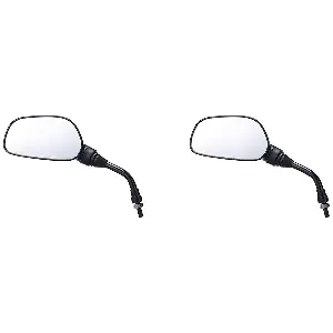 Uno Minda Rv-1002ld shatterproof Rear View Mirror for Bajaj Pulsar Dtsi-pack Of 2 Pcs
