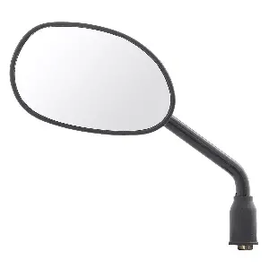 Uno Minda Rv-5007l shatterproof Rear View Mirror With Adapter for Hero Cbg, Ambition