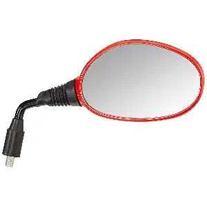 Uno Minda Rv-5010l-red shatterproof Rear View Mirror (sports.red) For Hero Passion Pro