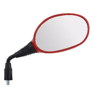 Uno Minda Rv-5010r-red shatterproof Rear View Mirror (sports.red) For Hero Passion Pro